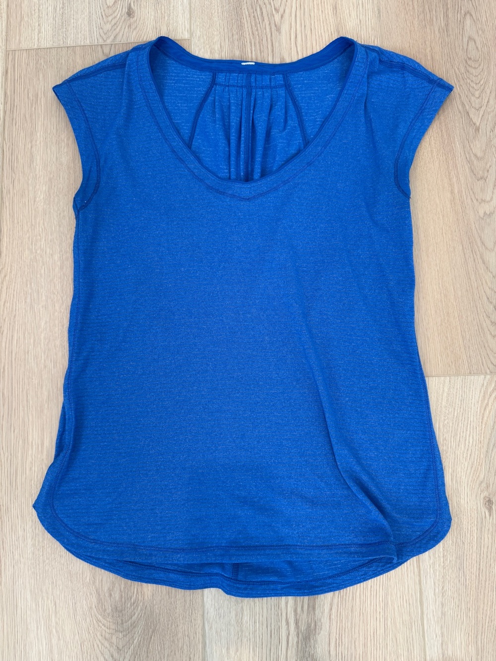 lululemon athletica Royal Blue V-Neck Cap Sleeve Tank 4